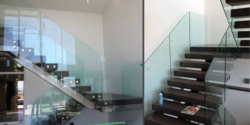 Three Mountains Construction - Glass railing example