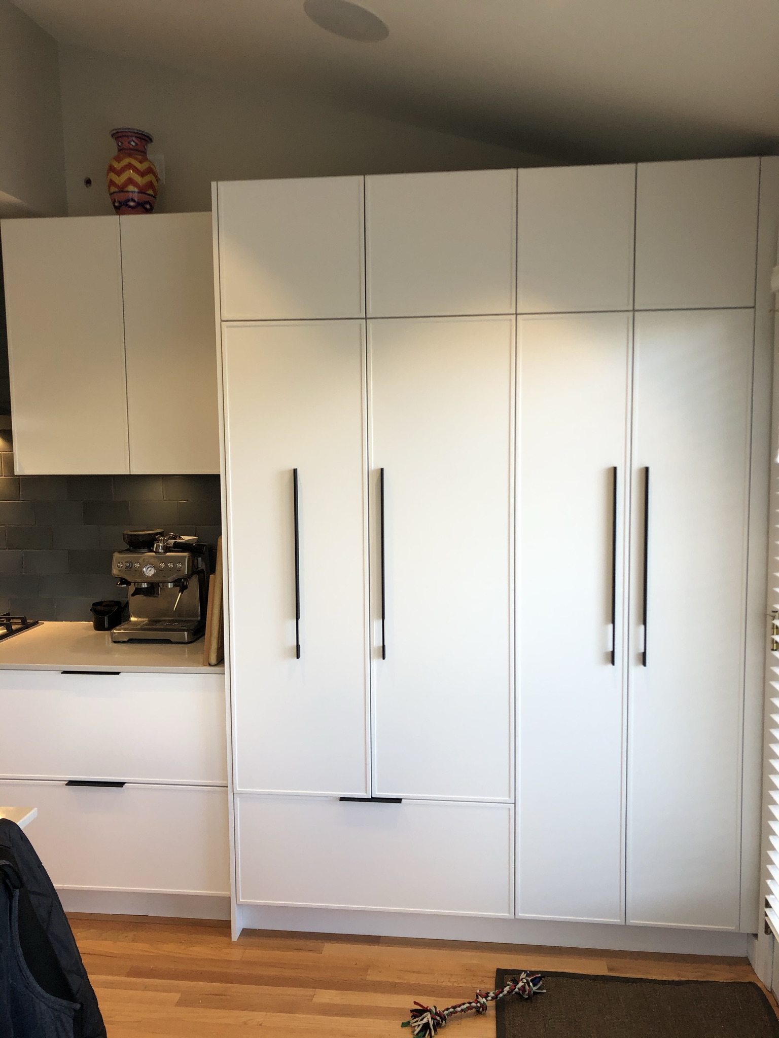 Custom Built-in Cabinets in Kitchen